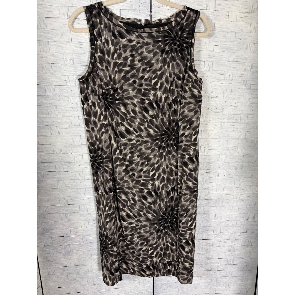 Ann Taylor Womens Dress Silk Blend Floral Shift Sleeveless feminine 236515
